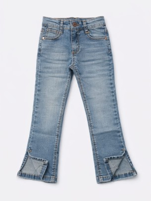 Παιδικό Παντελόνι Τζιν Για Κορίτσι 3-8 Χρονών Μπλε