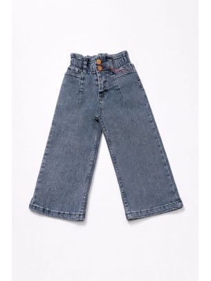 Παιδικό Παντελόνι Τζιν Για Κορίτσι 2-5 Χρονών Μπλε