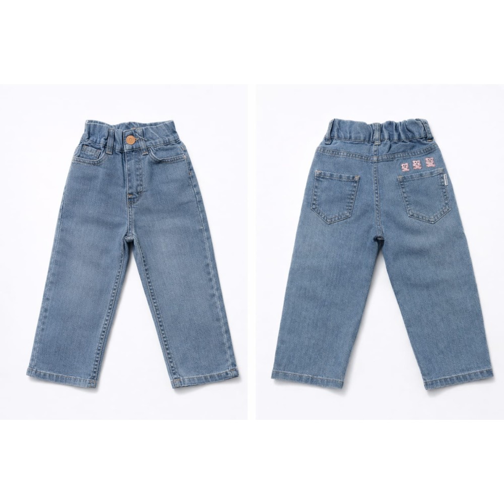 Παιδικό Παντελόνι Τζιν Για Κορίτσι 2-5 Χρονών Μπλε