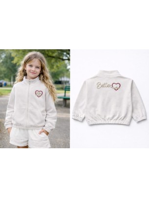 Παιδική Ζακέτα Για Κορίτσι 3-8 Χρονών Λευκό