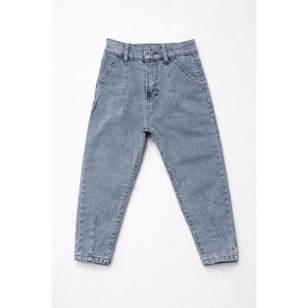 Παιδικό Παντελόνι Τζιν Για Κορίτσι 5-8 Χρονών Ανοιχτό Μπλε