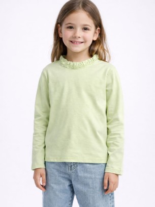 Παιδική Μπλούζα Για Κορίτσι 3-8 Χρονών Λαχανί 