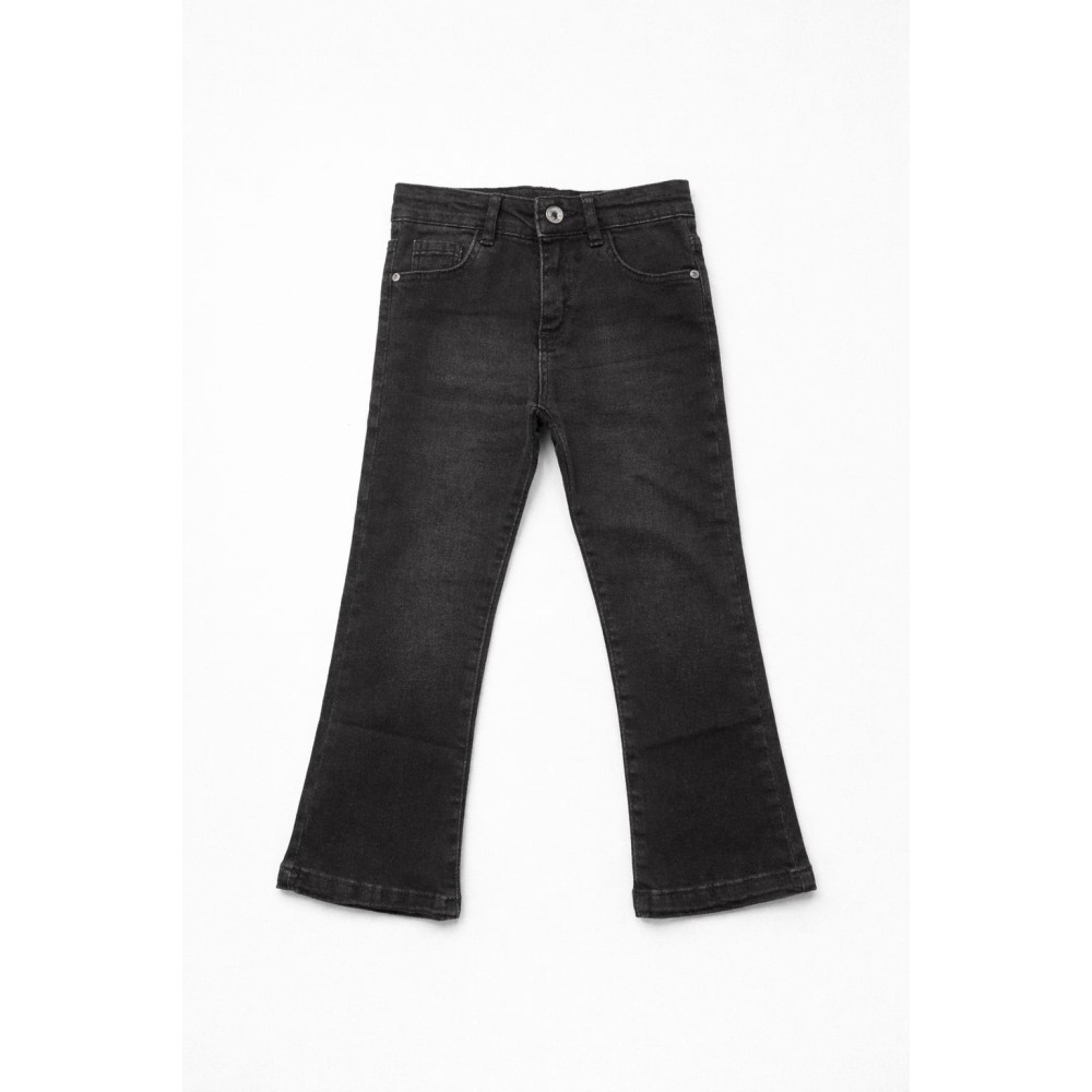 Παιδικό Παντελόνι Τζιν Για Κορίτσι 3-8 Χρονών Μαύρο