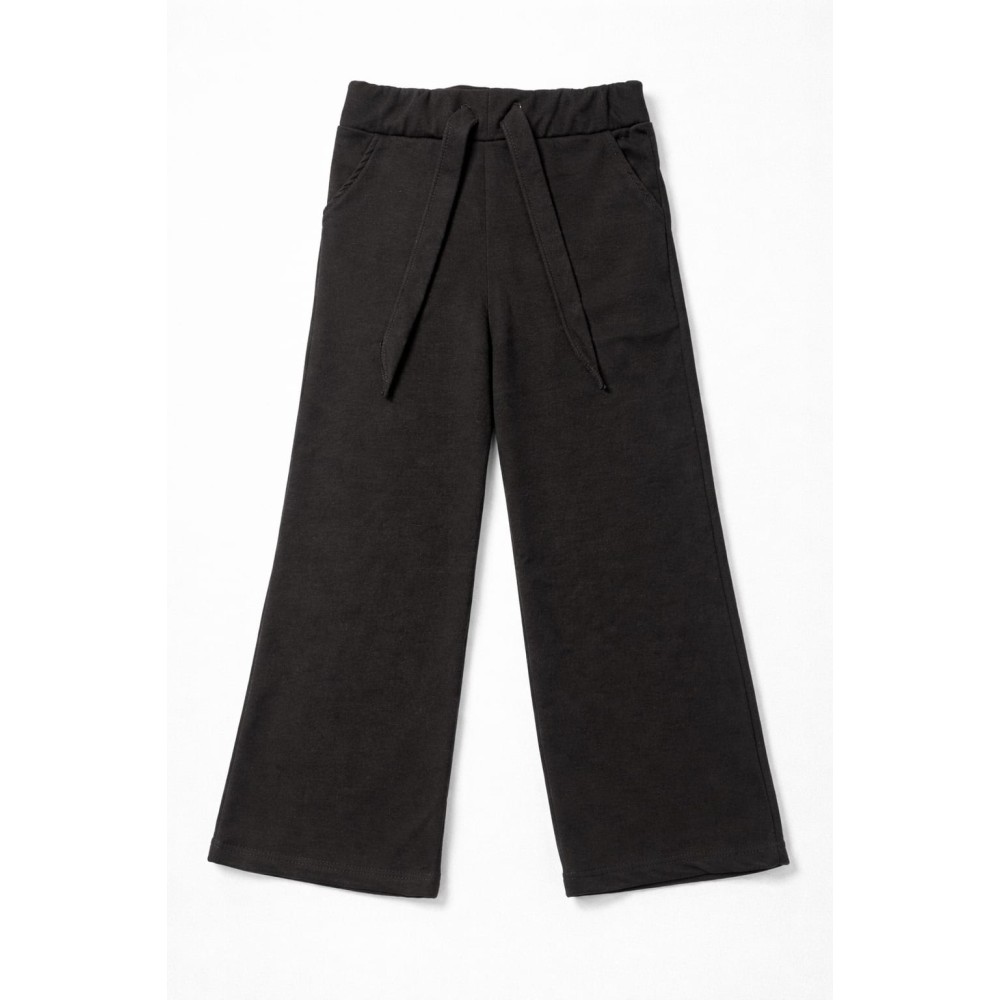 Παιδικό Παντελόνι Για Κορίτσι 5-8 Χρονών Μαύρο