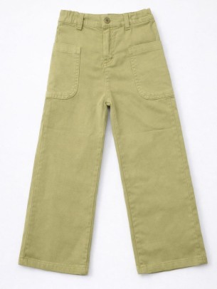 Παιδικό Παντελόνι Για Κορίτσι 3-8 Χρονών Λαχανί