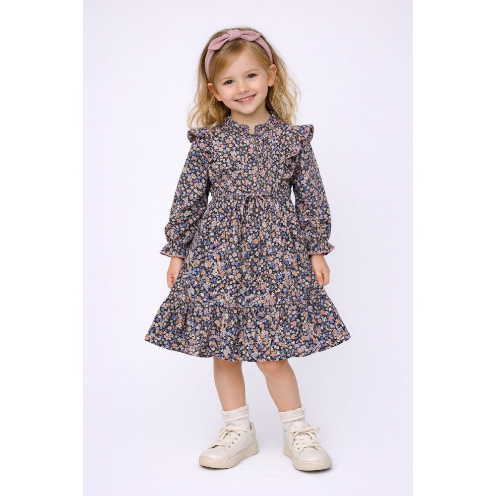 Παιδικό Φόρεμα 3-8 Χρονών Μαύρο