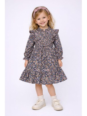 Παιδικό Φόρεμα 3-8 Χρονών Μαύρο