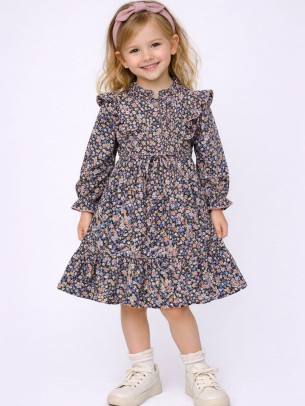 Παιδικό Φόρεμα 3-8 Χρονών Μαύρο