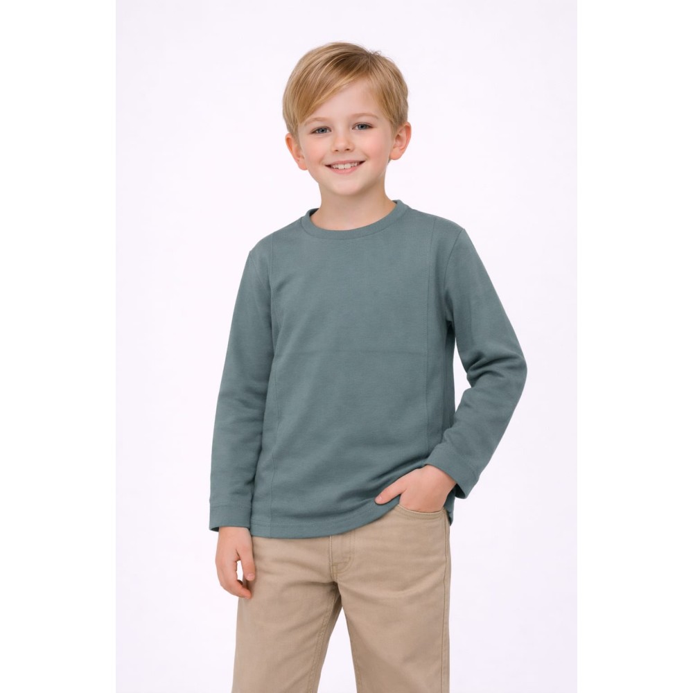 Παιδική Μπλούζα Για Αγόρι 3-8 Χρονών Πετρόλ 
