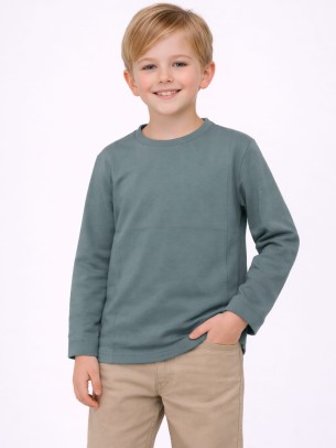 Παιδική Μπλούζα Για Αγόρι 3-8 Χρονών Πετρόλ 