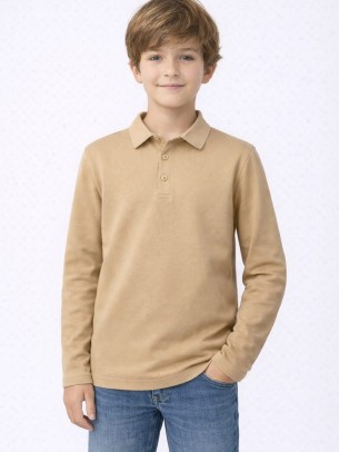 Παιδική Μπλούζα Για Αγόρι 8-14 Χρονών Μπεζ