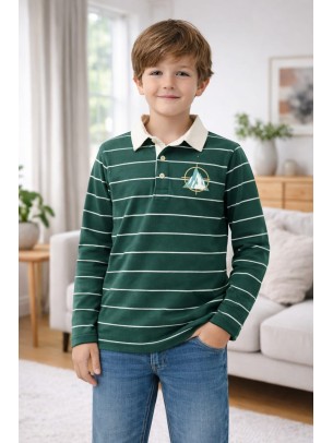 Παιδική Μπλούζα Για Αγόρι 8-14 Χρονών Πράσινο 