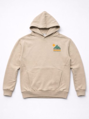 Παιδικό Φούτερ Για Αγόρι 8-14 Χρονών Χρώμα Πέτρας