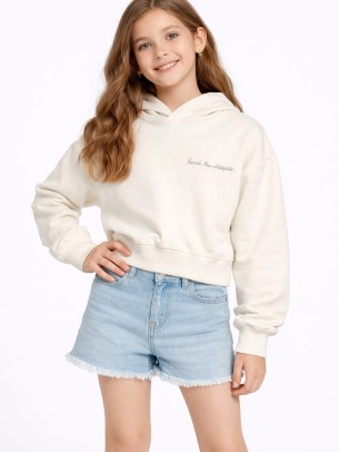 Παιδικό Φούτερ  Για Κορίτσι 8-14 Χρονών Εκρού