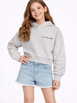 Παιδικό Φούτερ Για Κορίτσι 8-14 Χρονών Γκρι