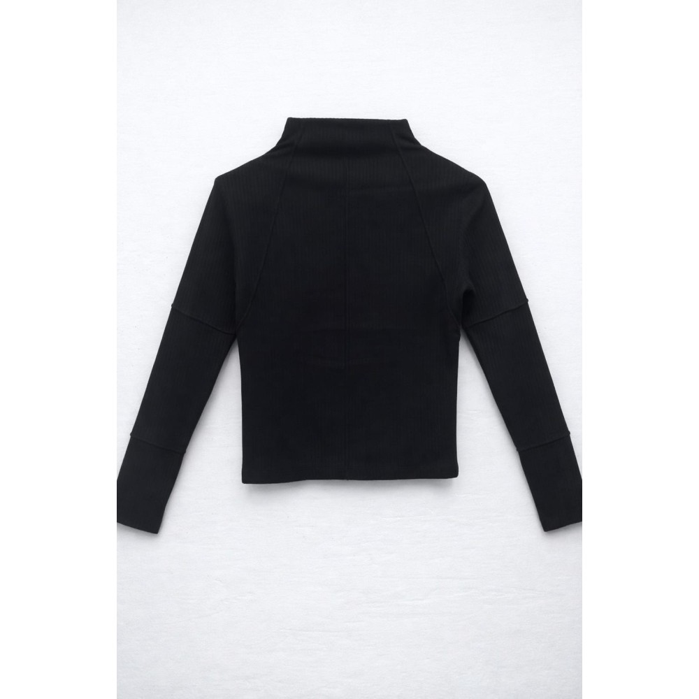 Παιδική Μπλούζα Για Κορίτσι 8-14 Χρονών Μαύρο