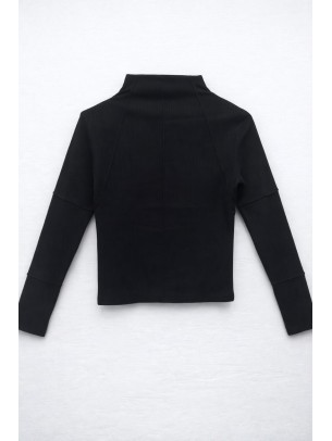 Παιδική Μπλούζα Για Κορίτσι 8-14 Χρονών Μαύρο