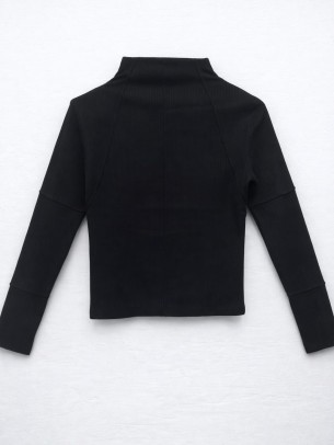 Παιδική Μπλούζα Για Κορίτσι 8-14 Χρονών Μαύρο