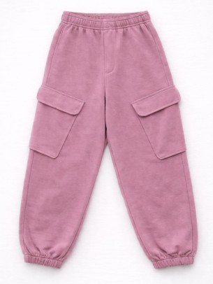 Παιδικό Παντελόνι Φόρμας με Φλις Για Κορίτσι 8-14 Χρονών Ροζ