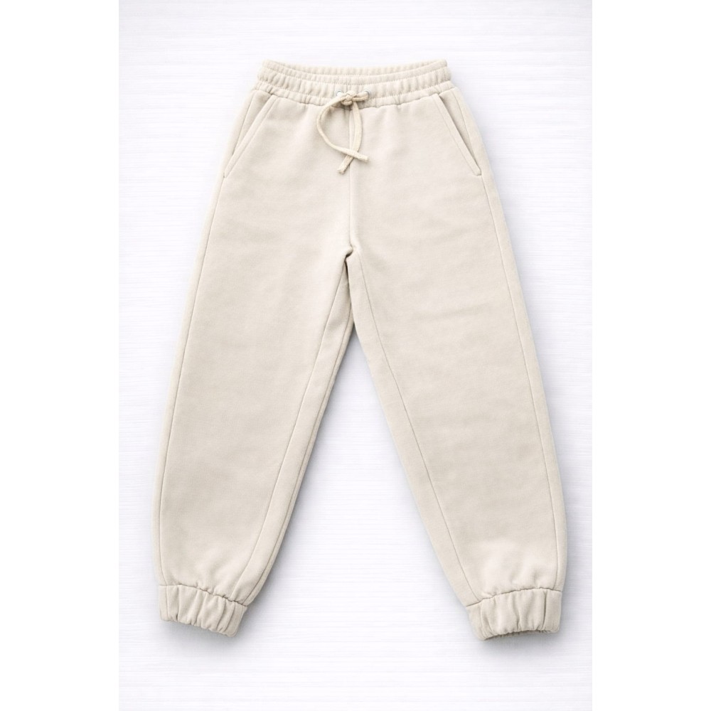 Παιδικό Παντελόνι Φόρμα Για Κορίτσι 8-14 Χρονών  Μπεζ