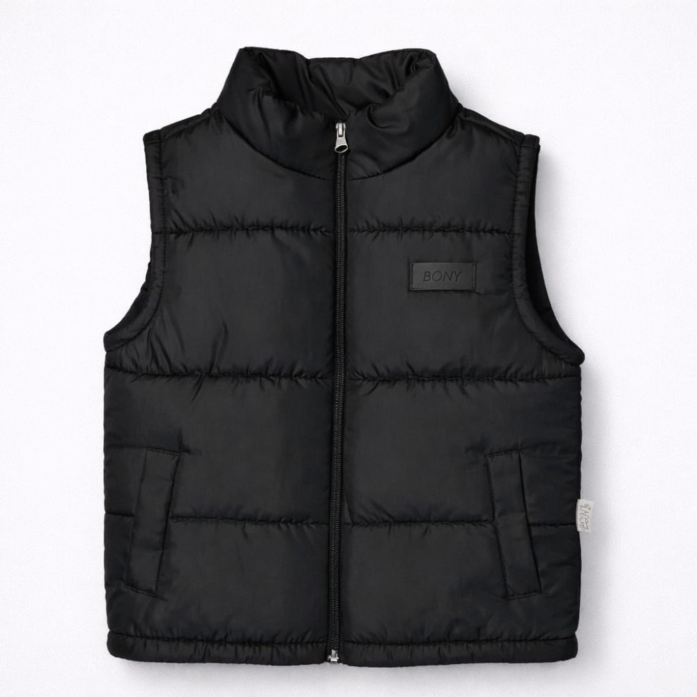 Παιδικό Γιλέκο Για Αγόρι 3-6 Χρονών Μαύρο