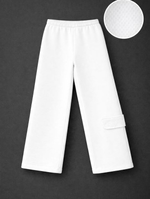 Παιδικό Παντελόνι  Για Κορίτσι 8-14 Χρονών Λευκό