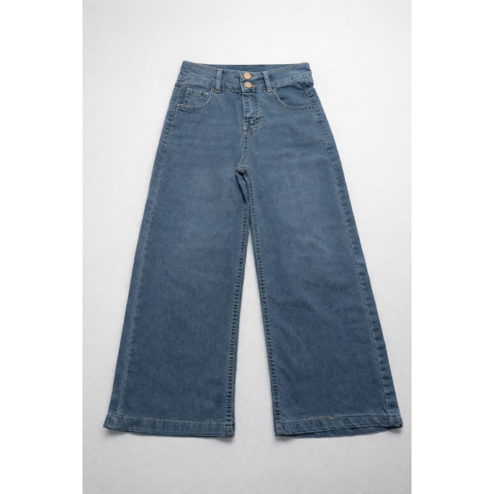 Παιδικό Παντελόνι Τζιν Για Κορίτσι 9-12  Χρονών Μπλε