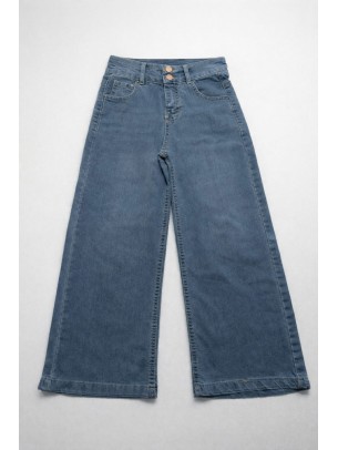 Παιδικό Παντελόνι Τζιν Για Κορίτσι 9-12  Χρονών Μπλε