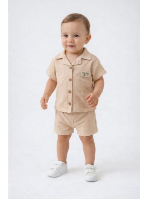 Βρεφικό Σετ Για Αγόρι 6-24 Μηνών Μπεζ