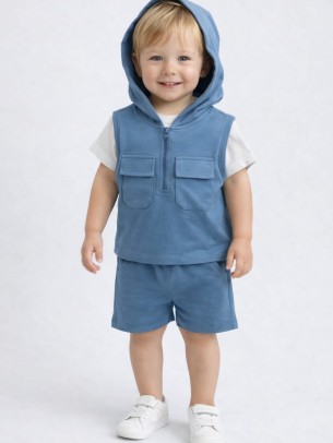 Βρεφικό Σετ 3Τμχ Για Αγόρι 6-36 Μηνών Μπλε