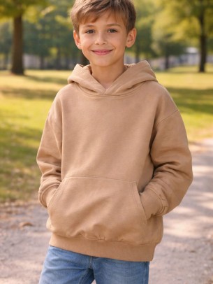 Παιδικό Φούτερ Για Αγόρι 8-14 Χρονών Καφέ