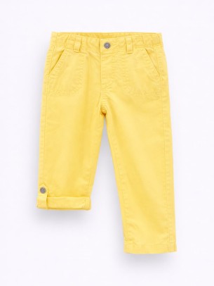 Βρεφικό Παντελόνι Για Αγόρι 6-36 Μηνών Κίτρινο