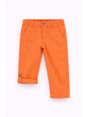 Βρεφικό Παντελόνι Για Αγόρι 6-36 Μηνών Πορτοκαλί