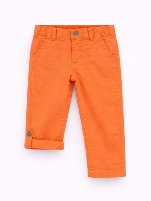 Βρεφικό Παντελόνι Για Αγόρι 6-36 Μηνών Πορτοκαλί
