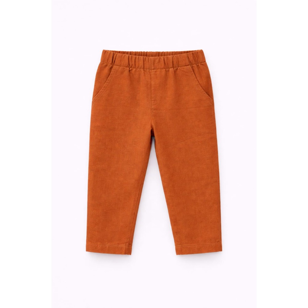 Βρεφικό Παντελόνι Για Αγόρι 6-36 Μηνών Χρώμα Κανέλας