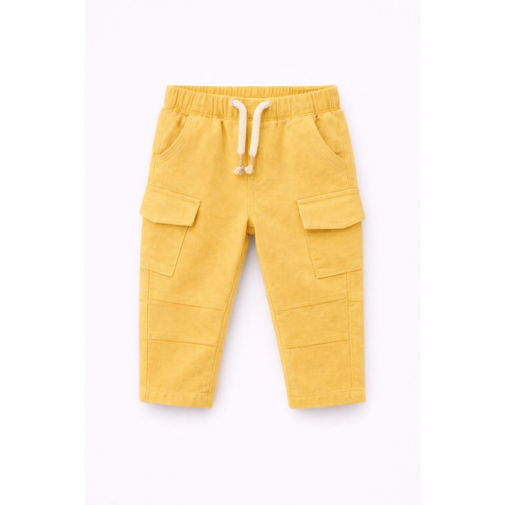 Βρεφικό Παντελόνι Για Αγόρι 6-36 Μηνών Μουσταρδί