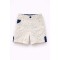 Βρεφικό Σορτς Παντελόνι Για Αγόρι 6-36 Μηνών Λευκό