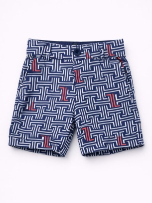 Βρεφικό Σορτς Παντελόνι  Για Αγόρι 6-36 Μηνών Σκούρο Μπλε