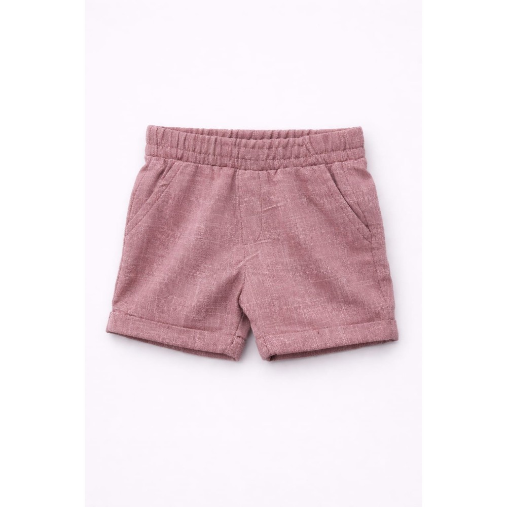 Βρεφικό Σορτς Παντελόνι Για Αγόρι 6-36 Μηνών Μπορντό