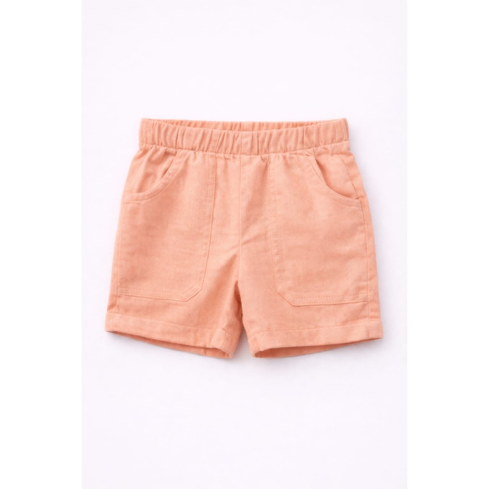Βρεφικό Σορτς Για Αγόρι 6-36 Μηνών Πορτοκαλί