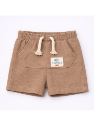 Βρεφικό Σορτς για Αγόρι 6-30 Μηνών Καφέ