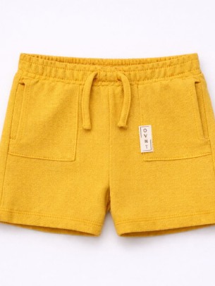 Βρεφικό Σορτς Για Αγόρι 6-30 Μηνών Κίτρινο