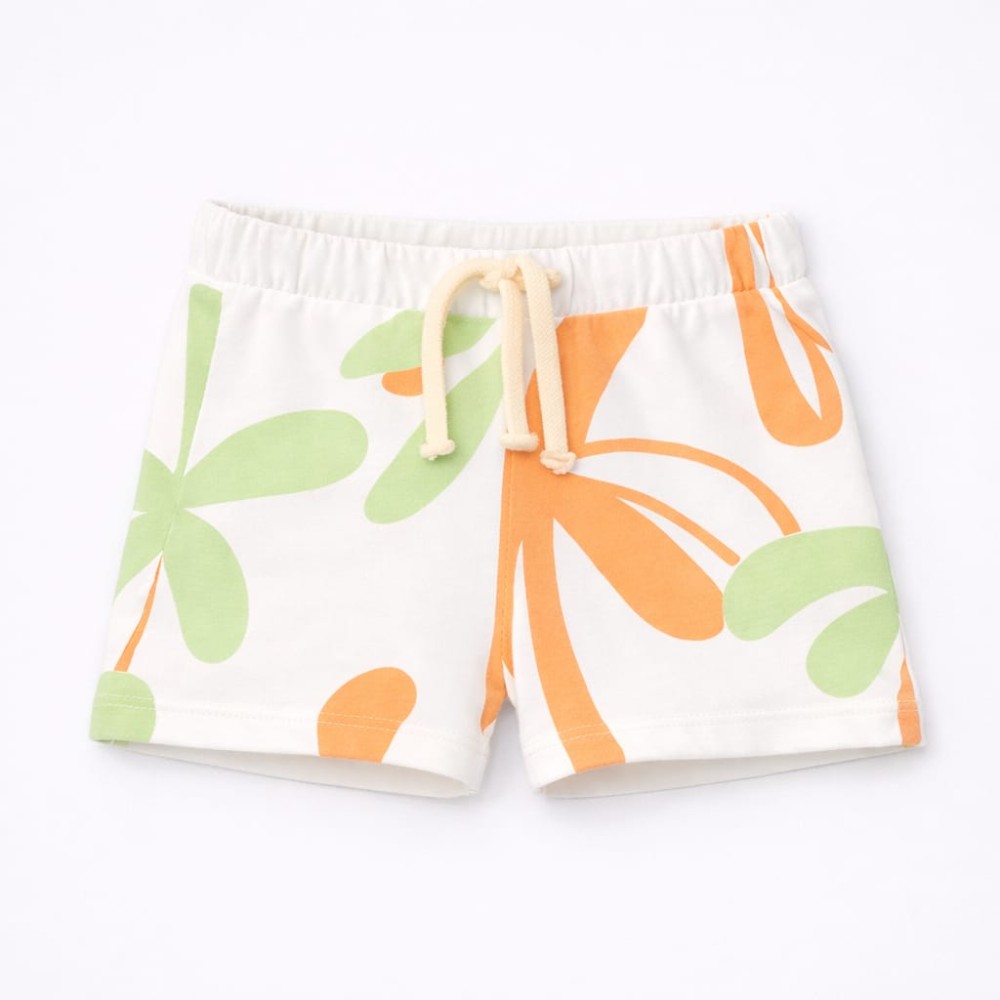 Βρεφικό Σορτς Για Αγόρι 6-30 Μηνών Λευκό