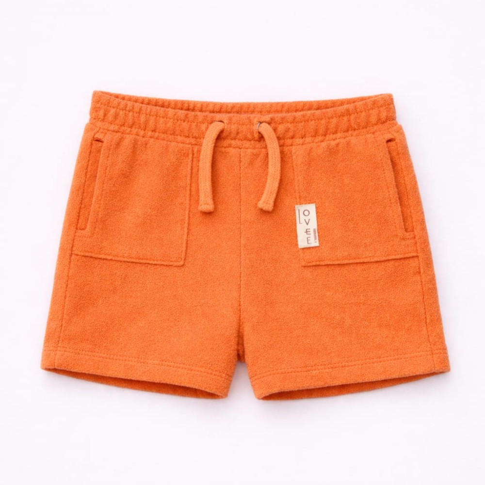 Βρεφικό Σορτς Για Αγόρι 6-30 Μηνών Πορτοκαλί