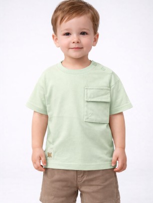 Βρεφική Μπλούζα Για Αγόρι 6-36 Μηνών Λαχανί