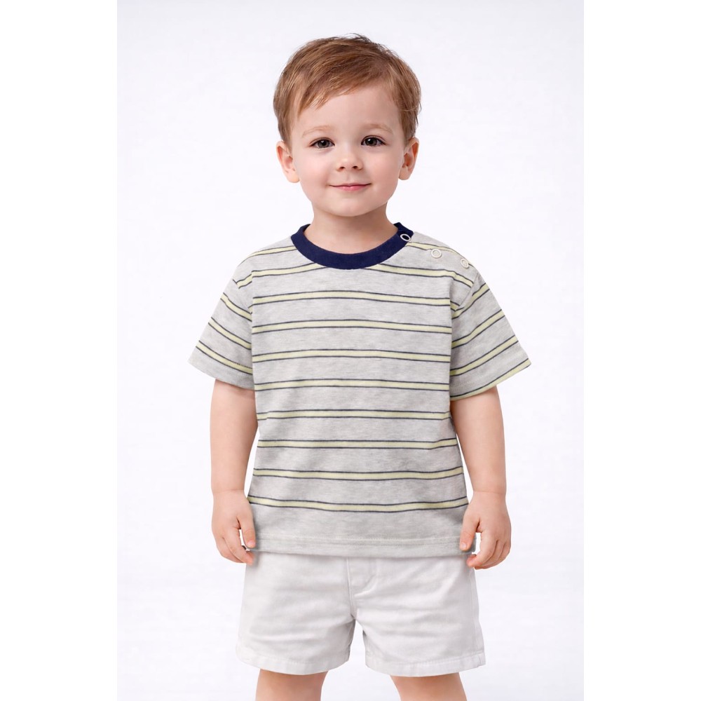 Βρεφική Μπλούζα Για Αγόρι 6-36 Μηνών Μπεζ