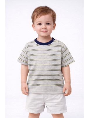 Βρεφική Μπλούζα Για Αγόρι 6-36 Μηνών Μπεζ