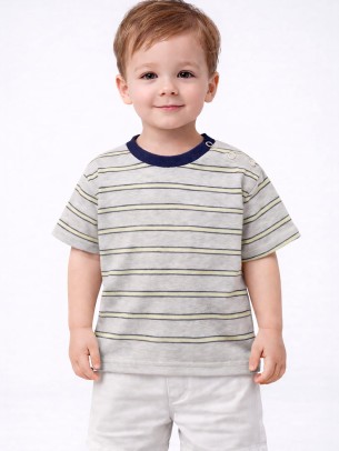 Βρεφική Μπλούζα Για Αγόρι 6-36 Μηνών Μπεζ