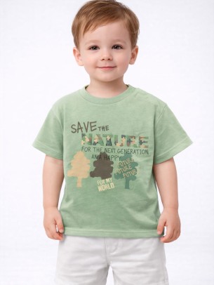 Βρεφική Μπλούζα Για Αγόρι 6-36 Μηνών Πράσινο