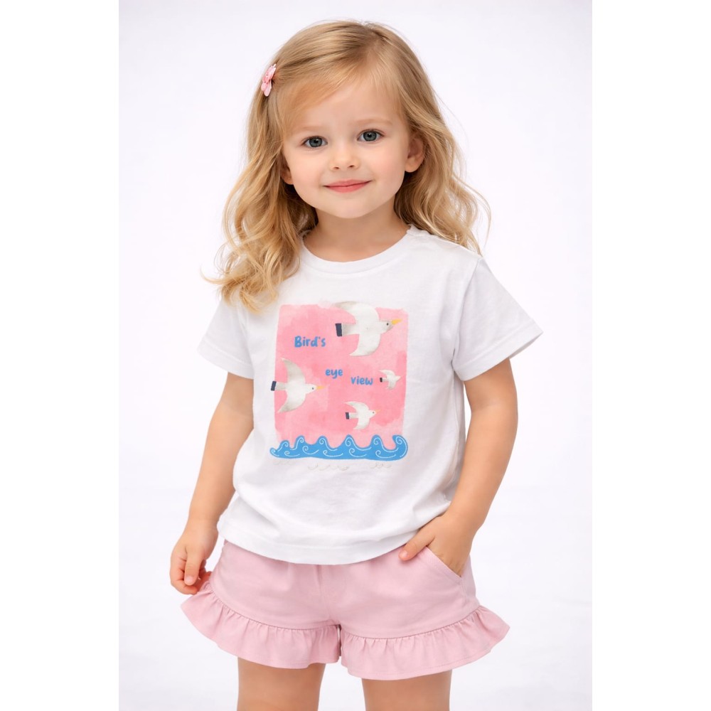 Βρεφική Μπλούζα Για Κορίτσι 6-36 Μηνών Λευκό